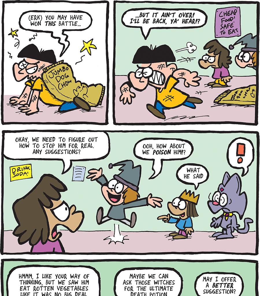 The Fuzzy Princess - Episode 441, Page 1: 2019-07-12-Genius Plan